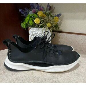 Clarks Privolution Lo Black Leather Womens Sneakers Size 8 EU 39 Lightweight Cas